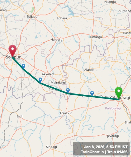 train 01466 map