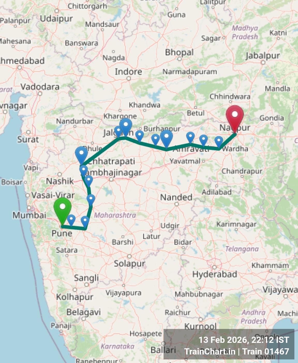 train 01467 map