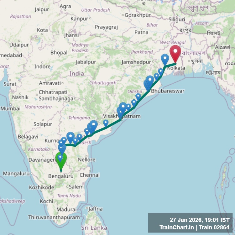 train 02864 map