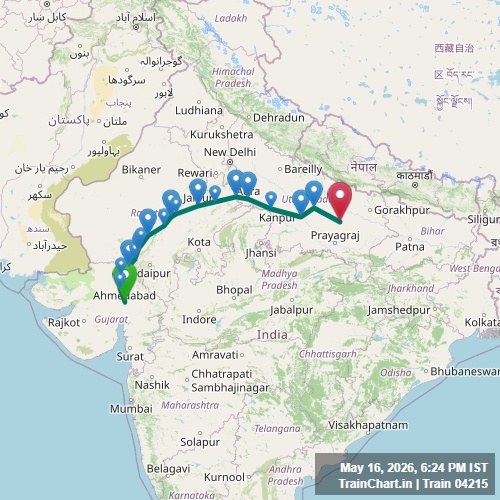 train 04215 map