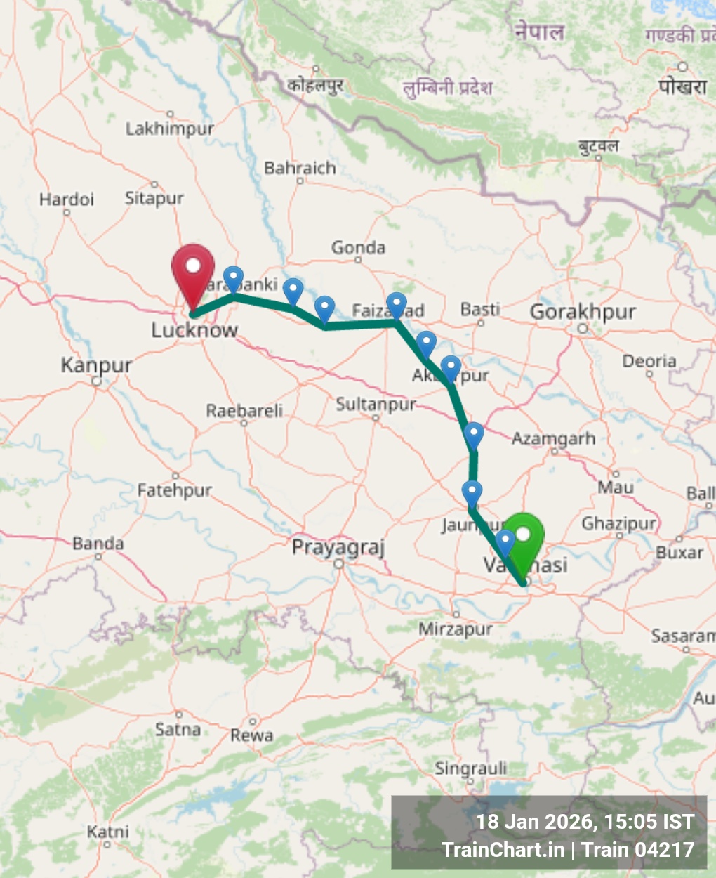 train 04217 map