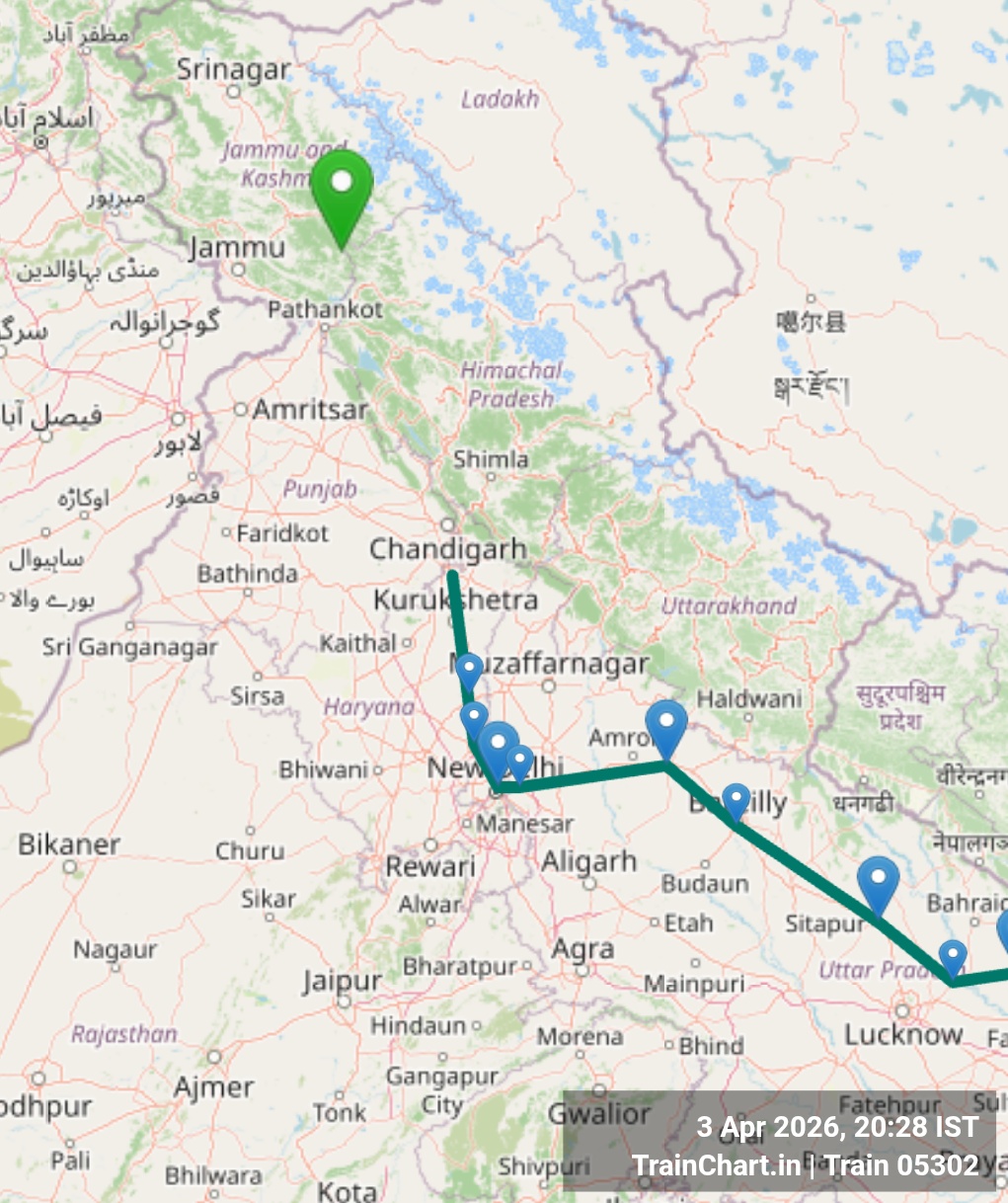train 05302 map