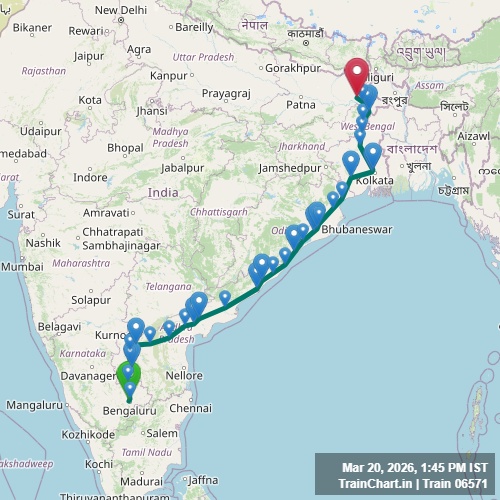 train 06571 map