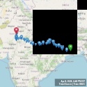 train 08611 map