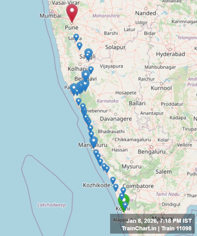 train 11098 map