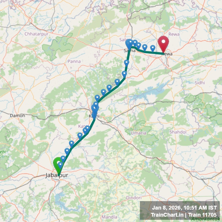 train 11705 map