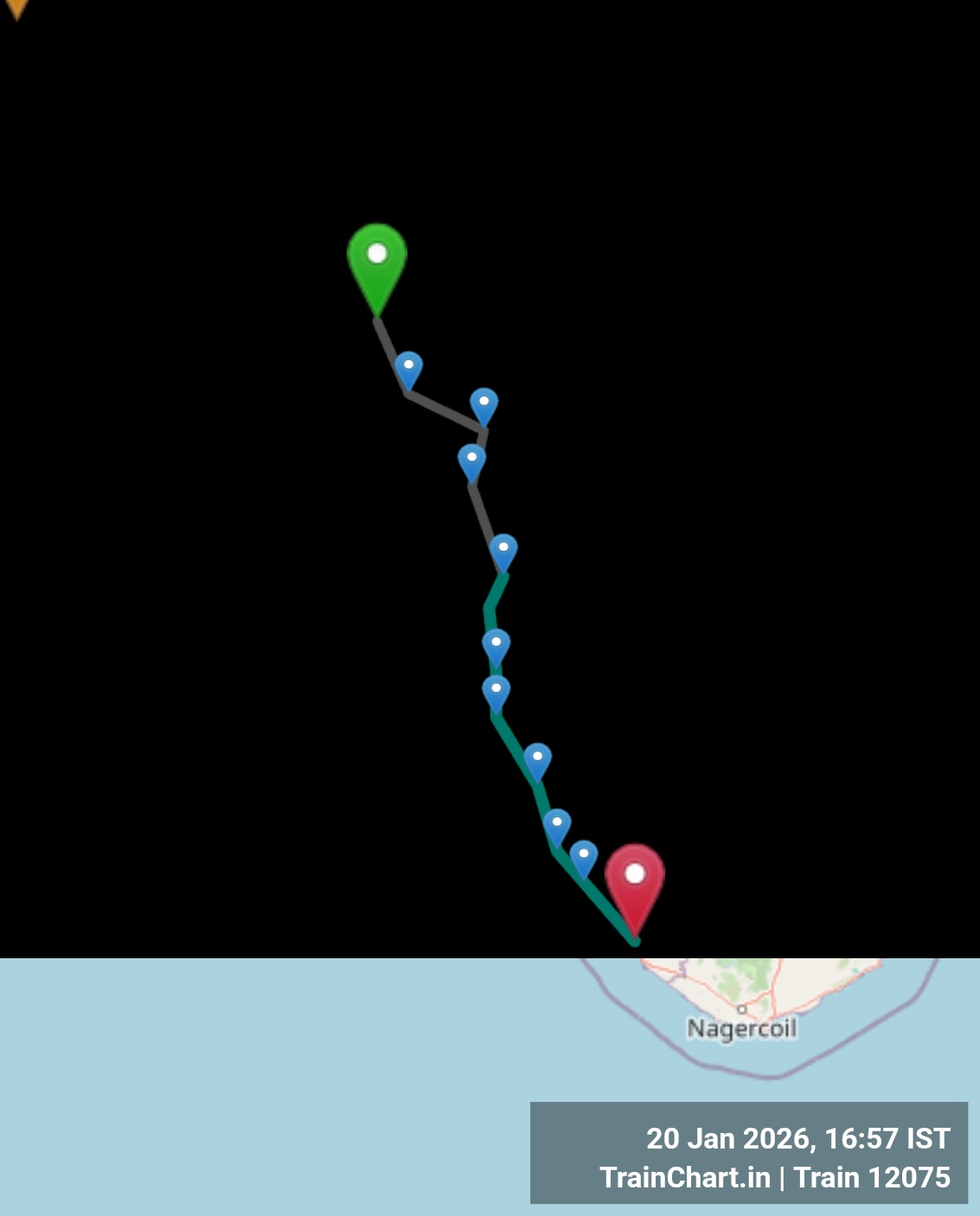 train 12075 map