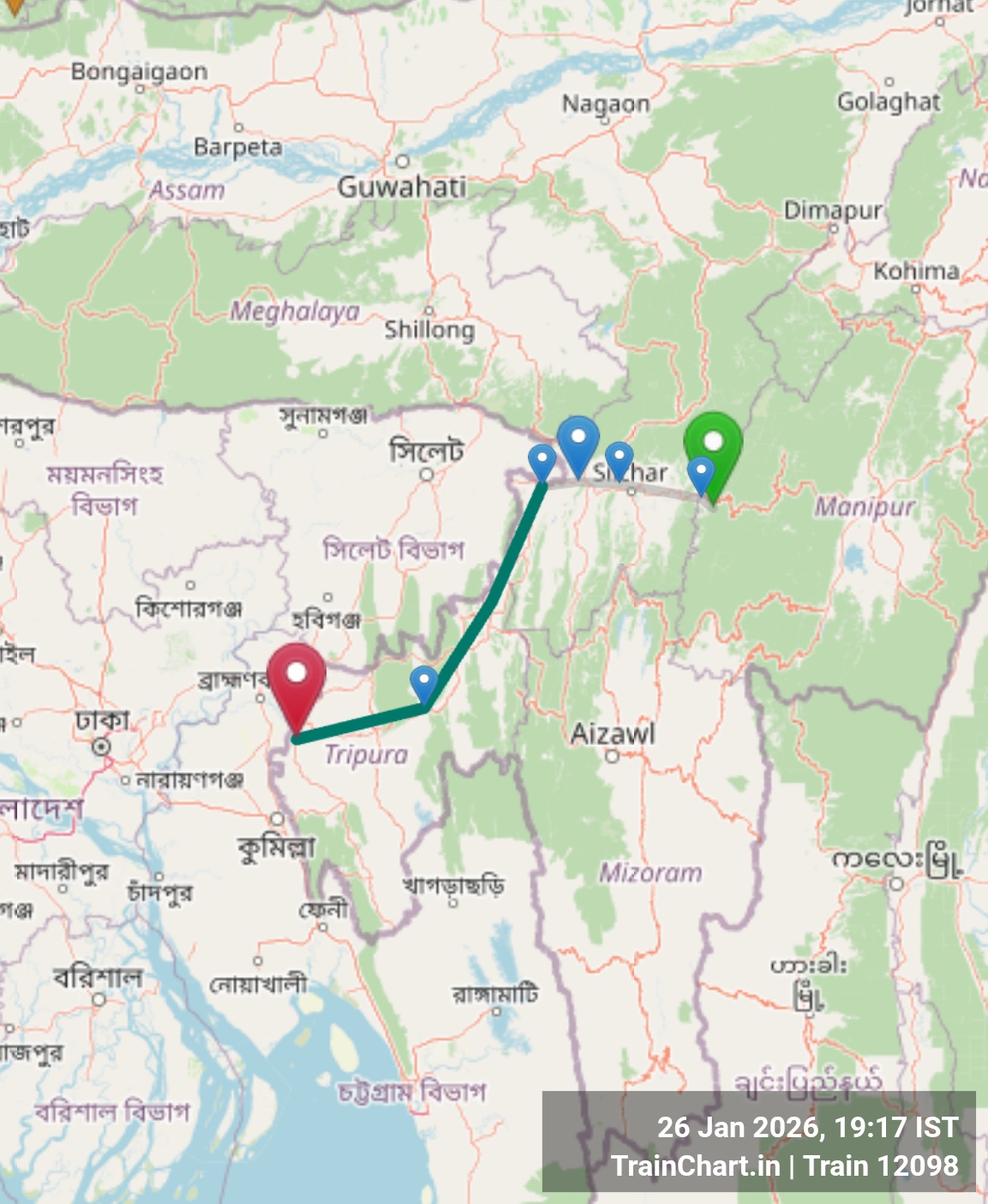 train 12098 map