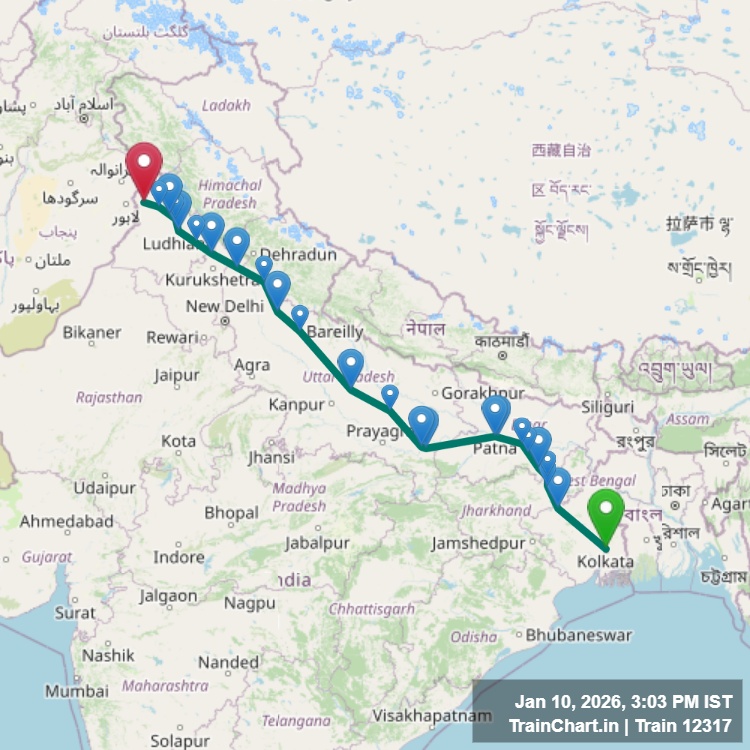 train 12317 map