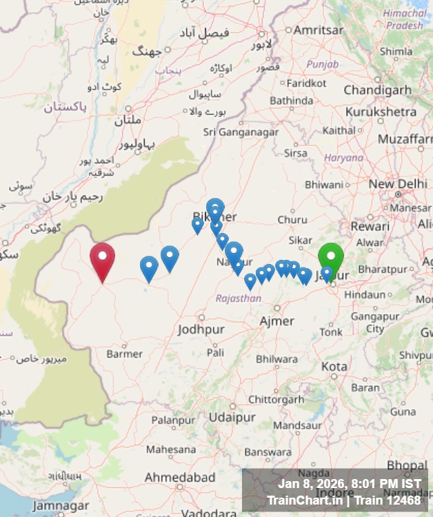 train 12468 map