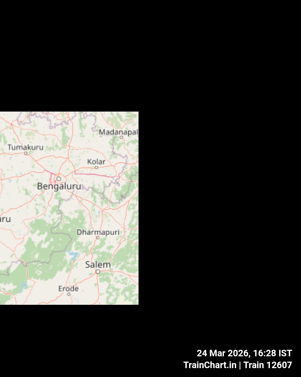 train 12607 map
