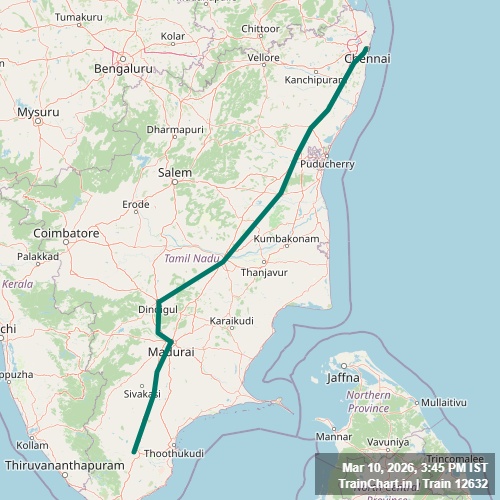 train 12632 map