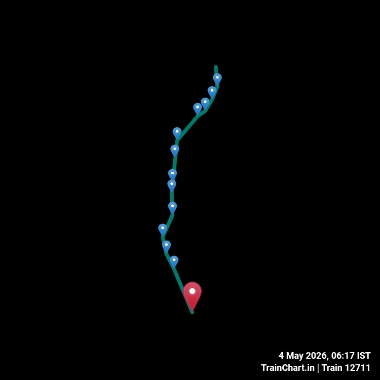 train 12711 map