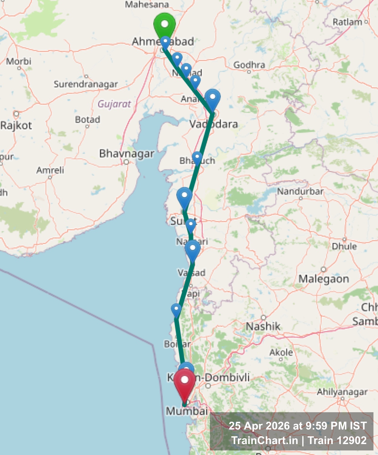 train 12902 map