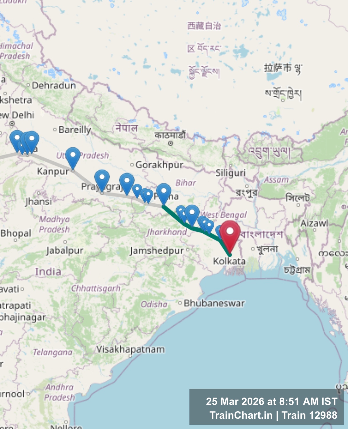 train 12988 map