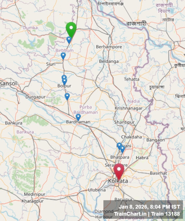 train 13188 map