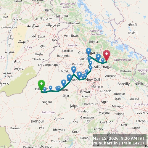 train 14717 map