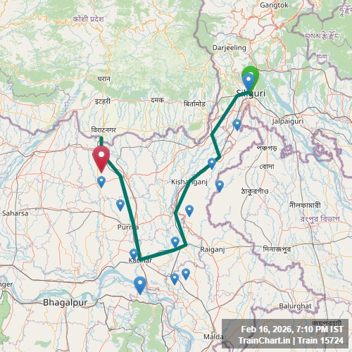 train 15724 map