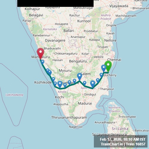 train 16857 map