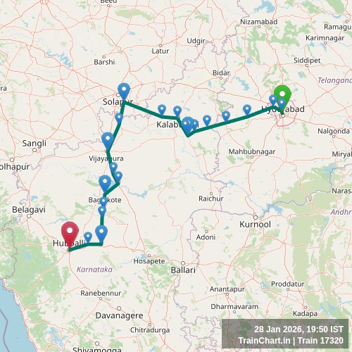 train 17320 map