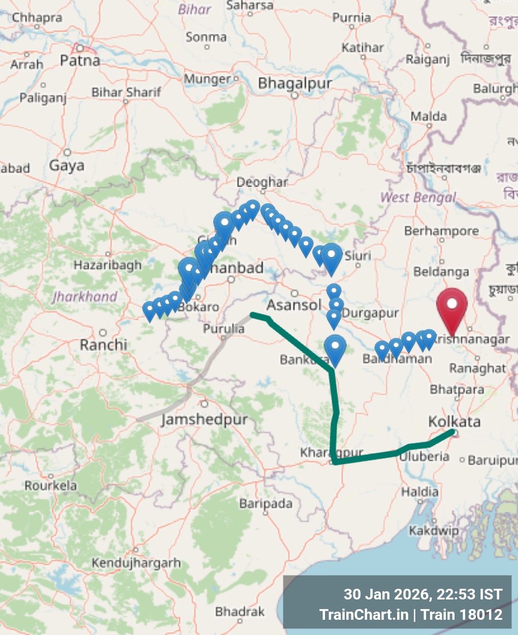 train 18012 map
