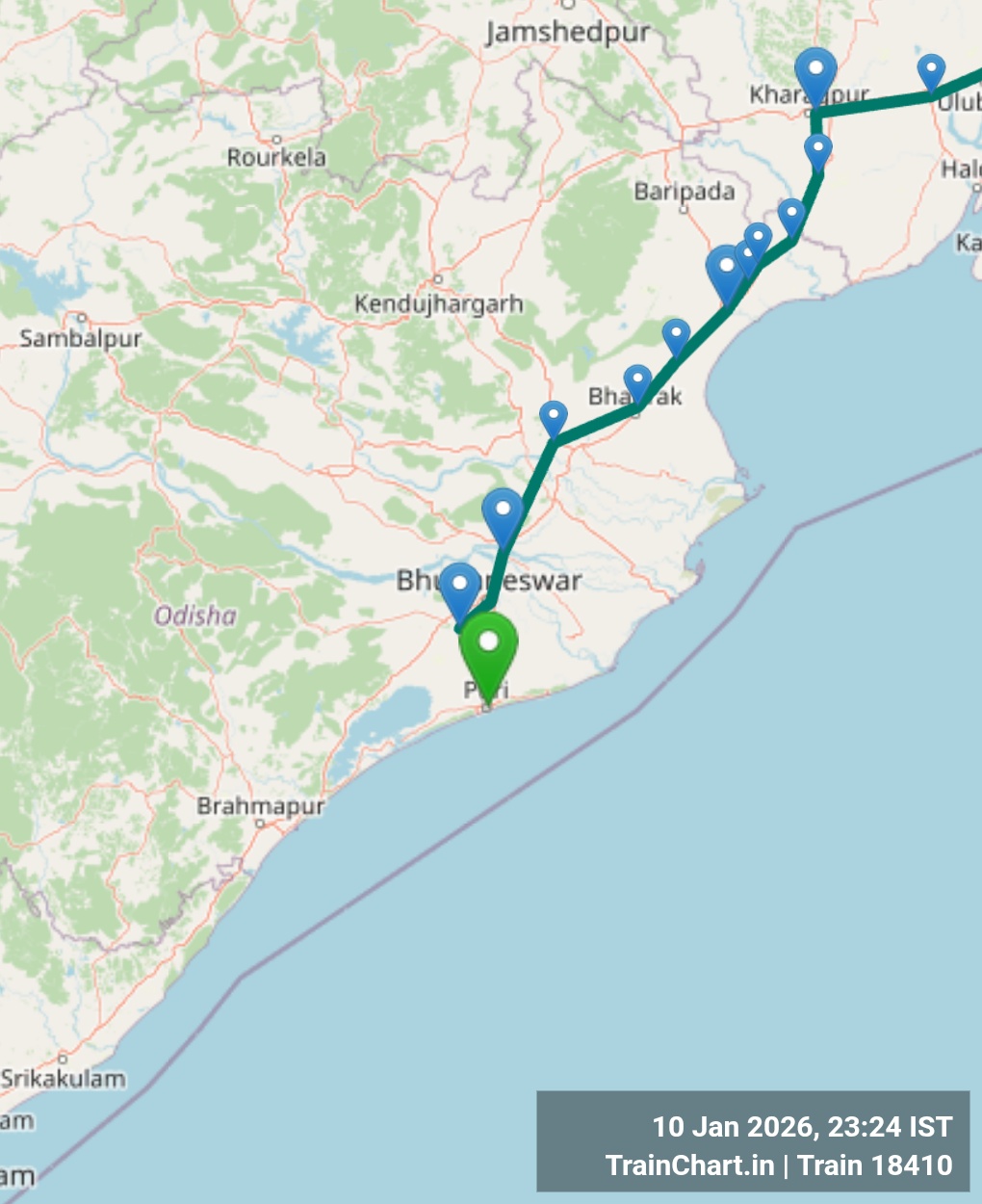 train 18410 map