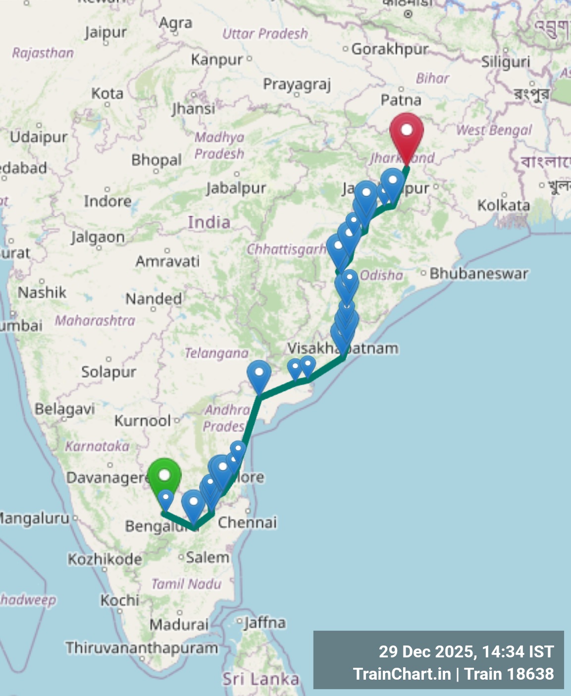 train 18638 map