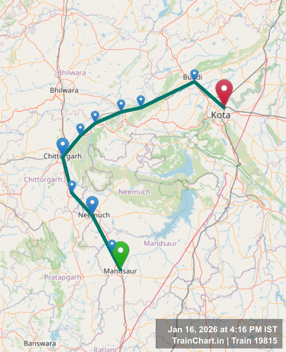 train 19815 map