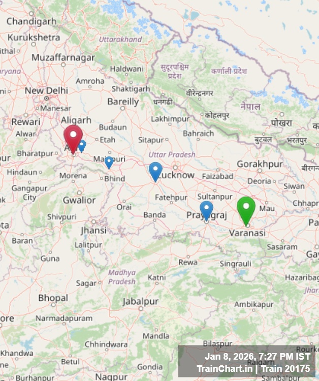 train 20175 map