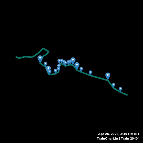 train 20404 map