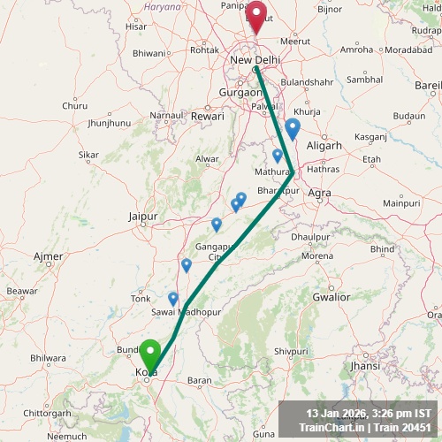 train 20451 map