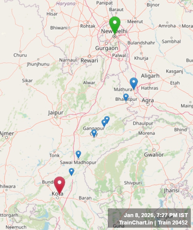 train 20452 map