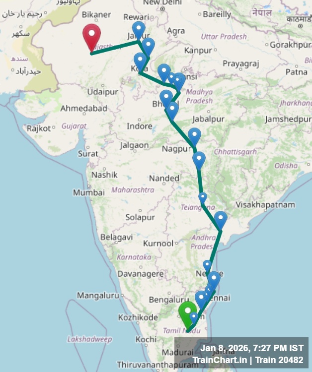 train 20482 map