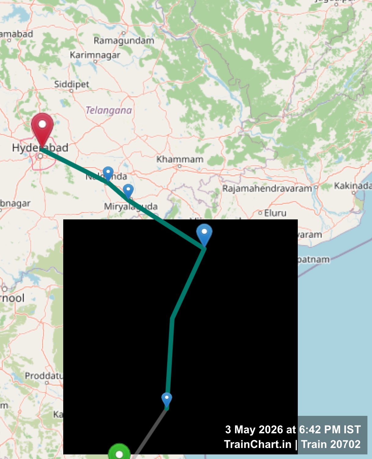 train 20702 map