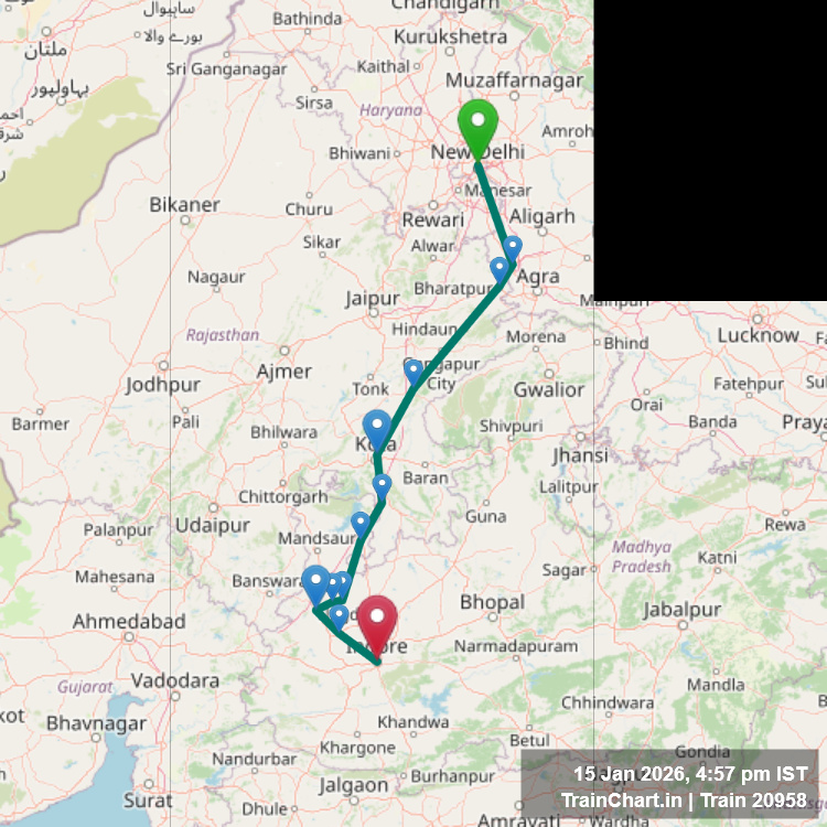 train 20958 map