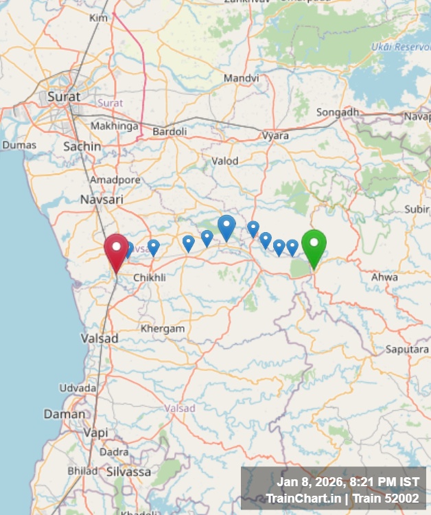 train 52002 map