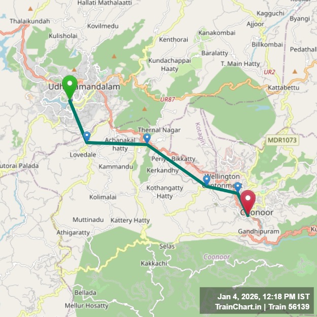 train 56139 map