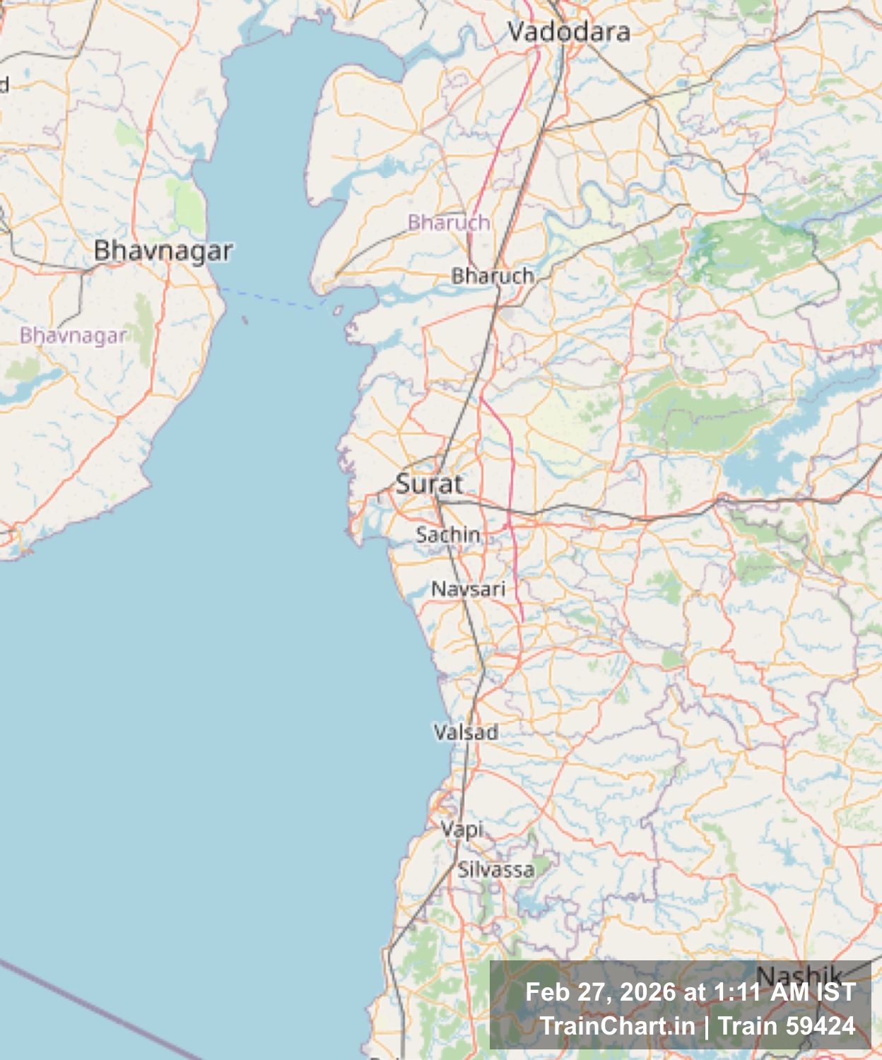 train 59424 map